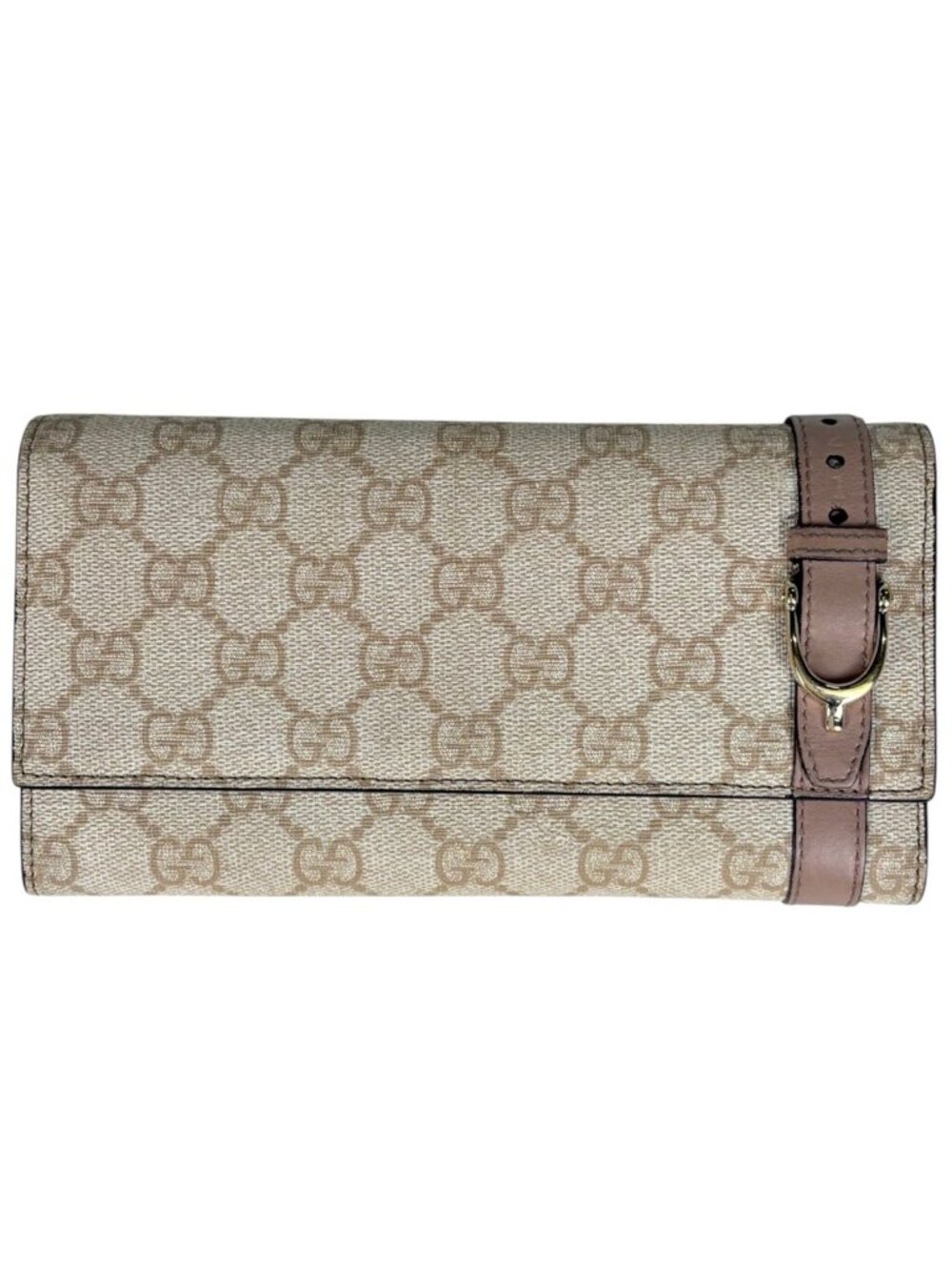 Gucci Wallet Nice Continental GG Supreme Beige